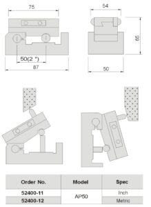 thiết bị tạo góc nghiêng cho đá mài AP50, dụng cụ sửa đá mài; thiết bị tạo hình dạng cho đá mài; máy sửa đá...