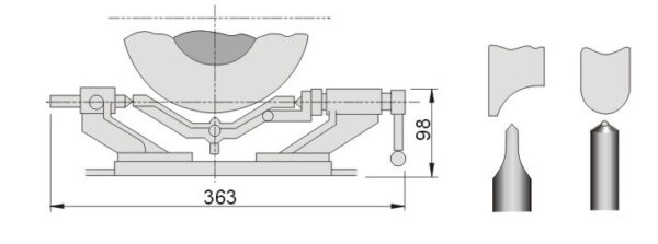 Thiết bị tạo cung R cho đá mài RD30