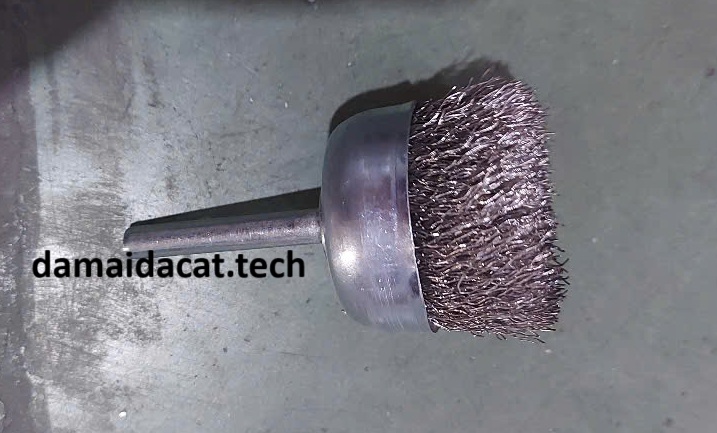 Chổi đánh bóng dạng bát Ø40x6 sợi inox 0.3