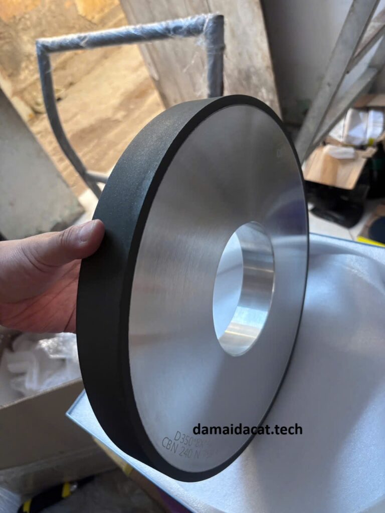 đá mài mài hợp kim CBN240 N75B 350D*8X*40T*127H
