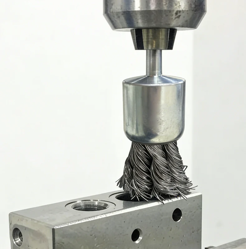 Chổi đánh rỉ dạng ngón sợi thép xoắn nút; chổi đánh gỉ sét; chổi đánh bóng kim loại; chổi đánh bavia, chổi làm sạch bề mặt kim loại; chổi tẩy rửa