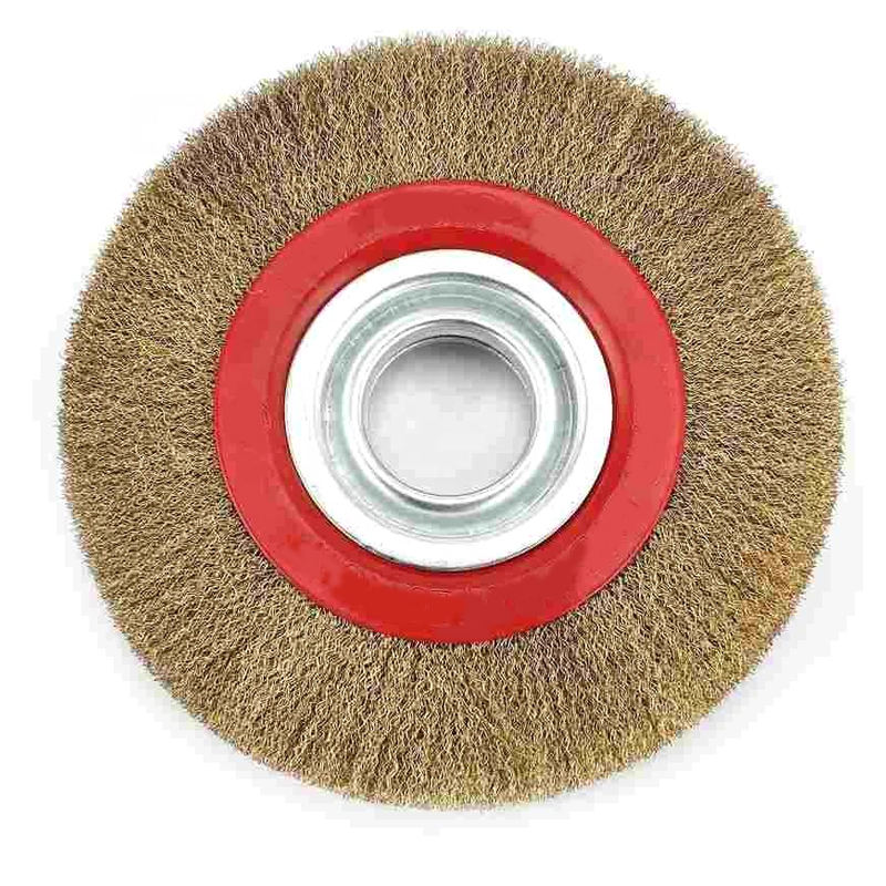 Chổi đánh rỉ dạng bánh xe sợi đồng; chổi đánh bavia; chổi tẩy rửa; chổi đánh xỉ hàn; chổi đánh sợi thép; chổi đánh bóng kim loại; chổi đánh sợi đồng....