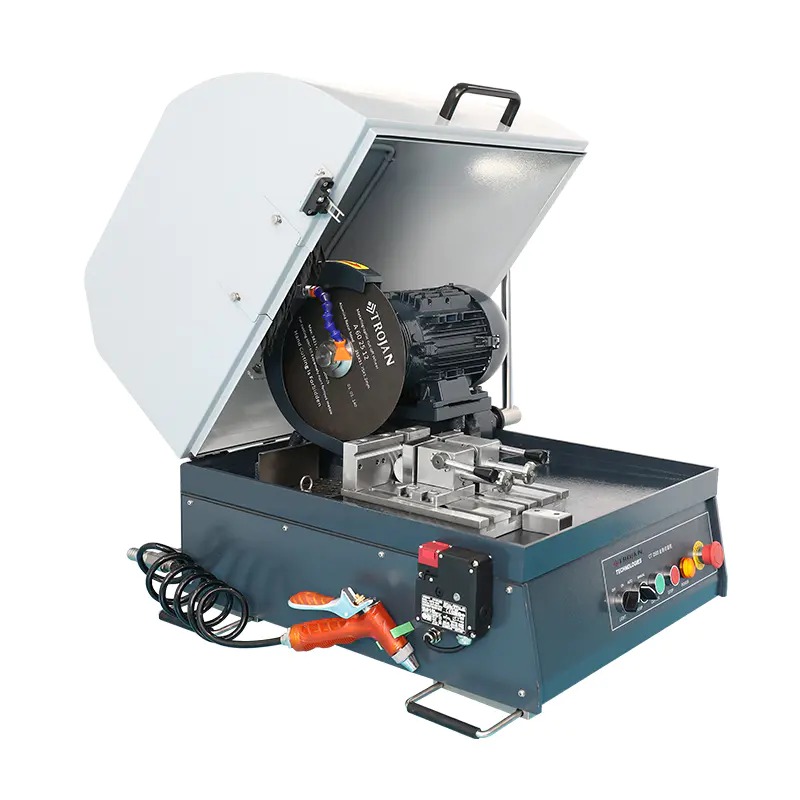 Máy cắt mẫu kim tương bán tự động CT-250; máy cắt mẫu phân tích thành phần tế vi kim loại; máy chặt mẫu kim tương; máy kim tương