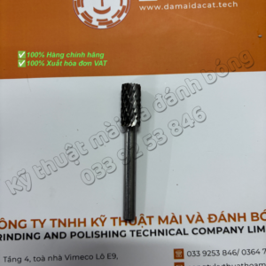 Mũi mài hợp kim hình trụ đầu tròn Ø10×20 cán Ø6; đầu mài hợp kim; mũi mài bavia; mũi mài đánh bóng; đầu mài kim loại; đầu mài hợp kim cứng