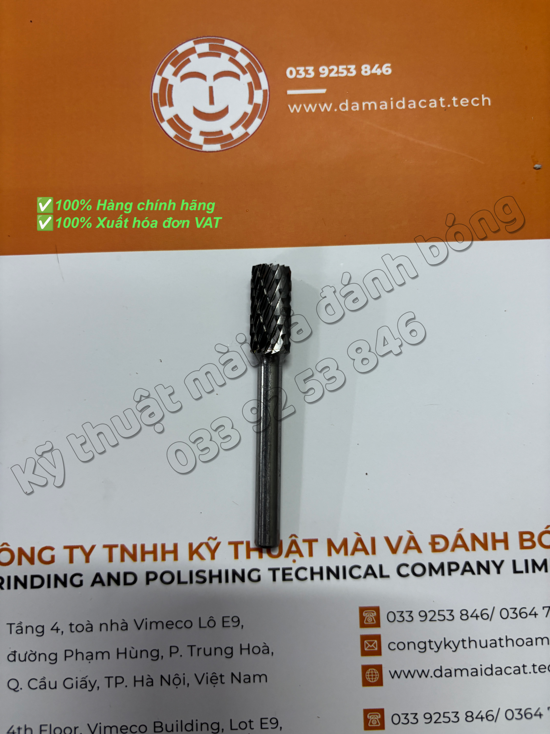 Mũi mài hợp kim hình trụ đầu tròn Ø10×20 cán Ø6; đầu mài hợp kim; mũi mài bavia; mũi mài đánh bóng; đầu mài kim loại; đầu mài hợp kim cứng