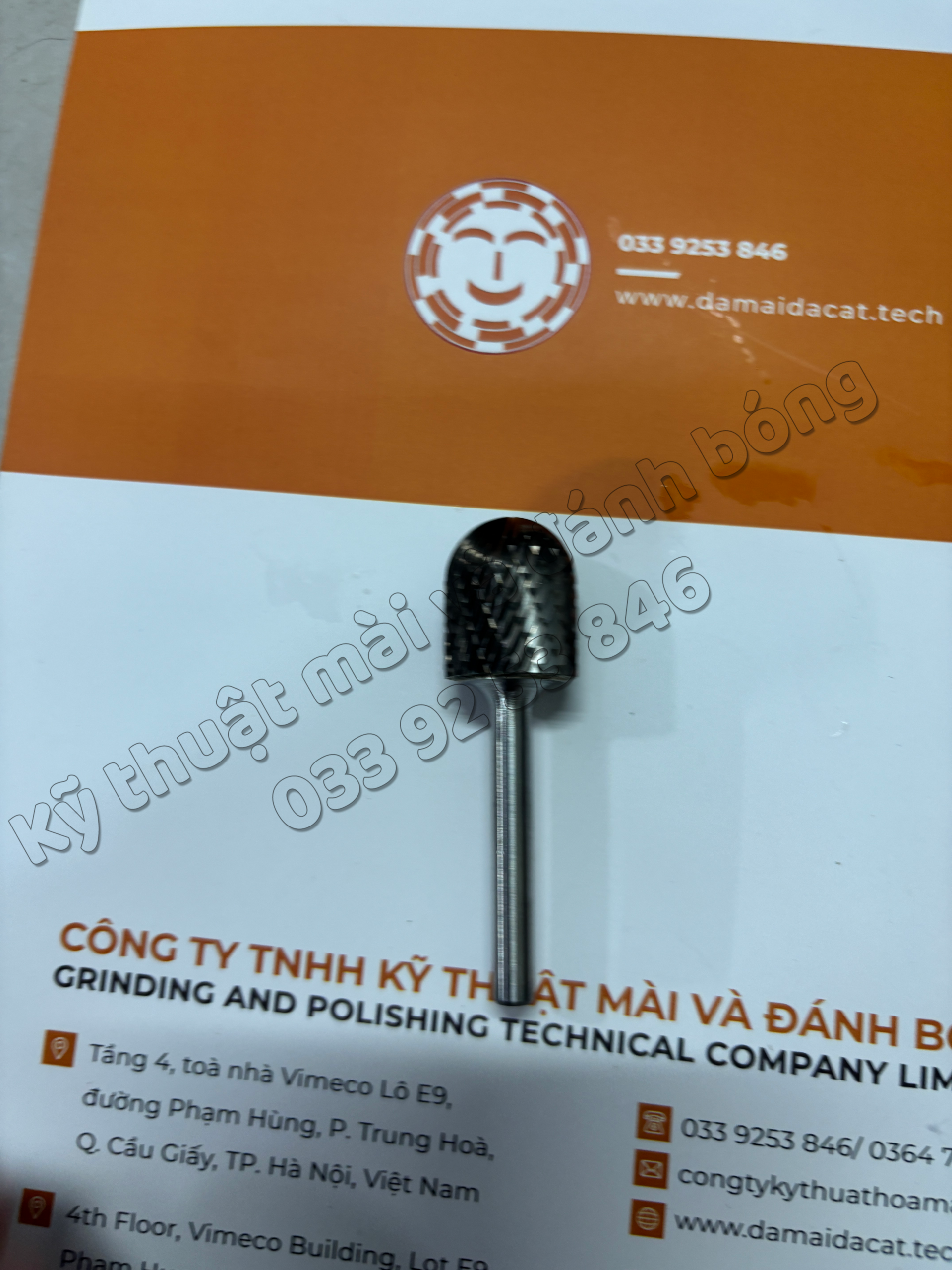 Mũi mài hợp kim hình trụ đầu tròn Ø20×25 cán Ø6; đầu mài hợp kim; mũi mài đánh bóng; đầu mài đánh bavia; mũi mài kim loại;....